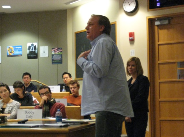 Curt and Jen talking to Section 1